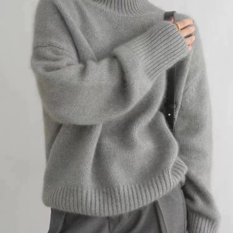 Isabella | High Collar Sweater