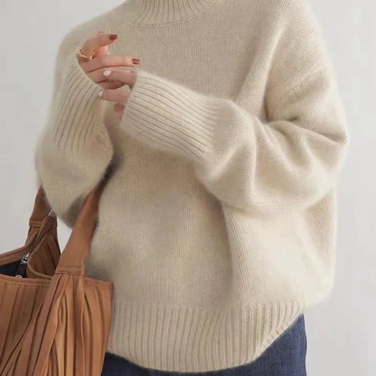 Isabella | High Collar Sweater