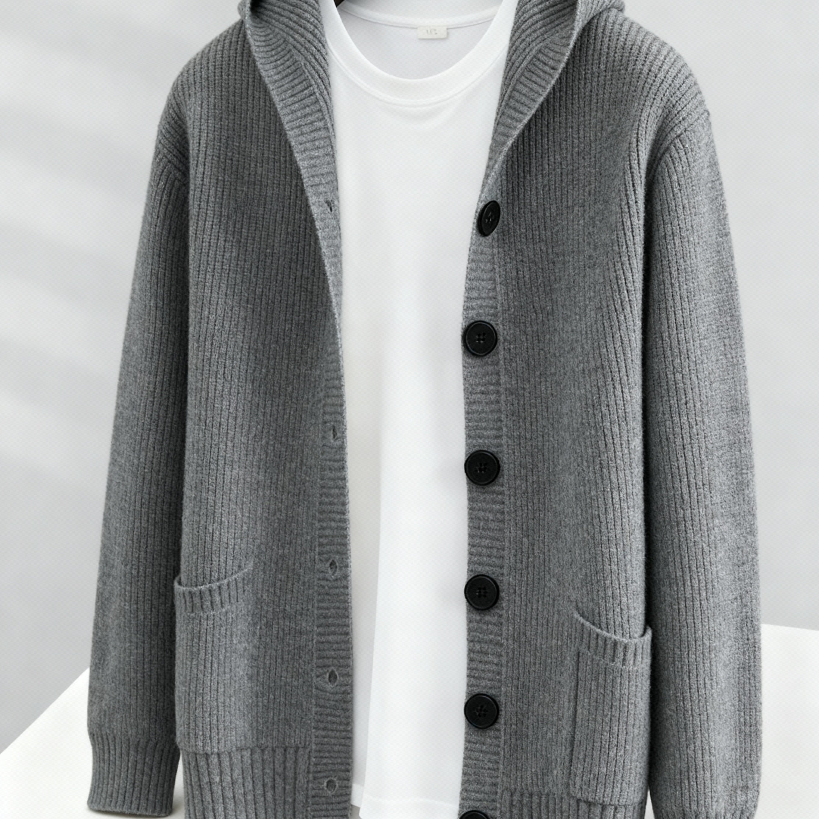 The Miles | Ribbed Button Cardigan