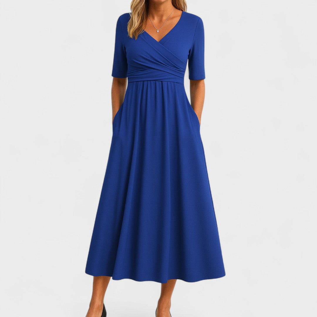 The Charlotte| Elegant Midi Dress