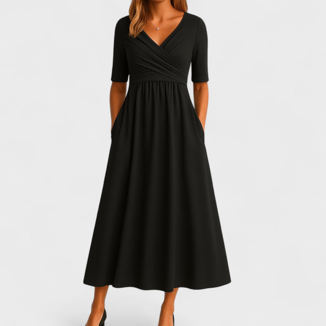 The Charlotte| Elegant Midi Dress