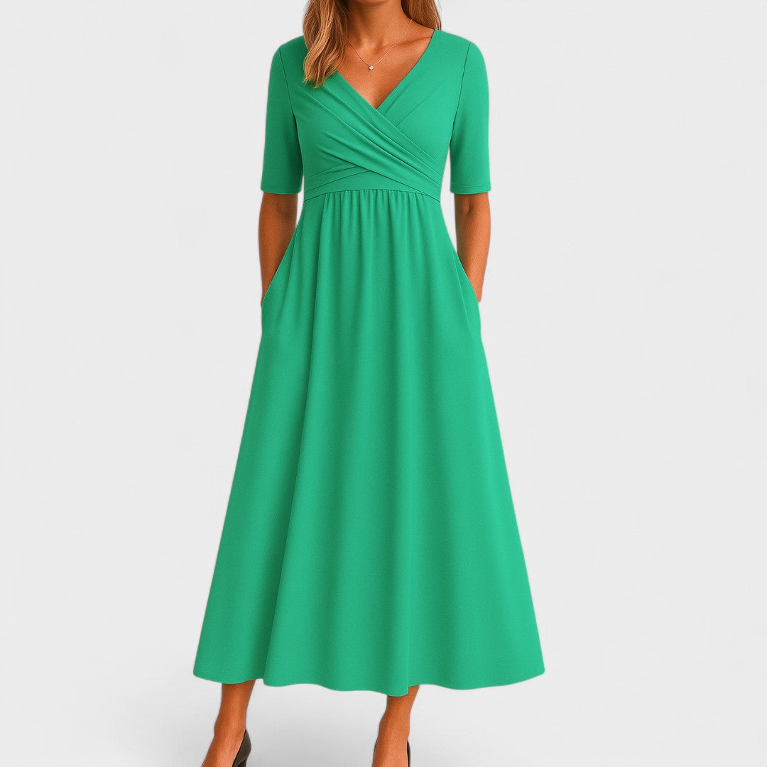 The Charlotte| Elegant Midi Dress
