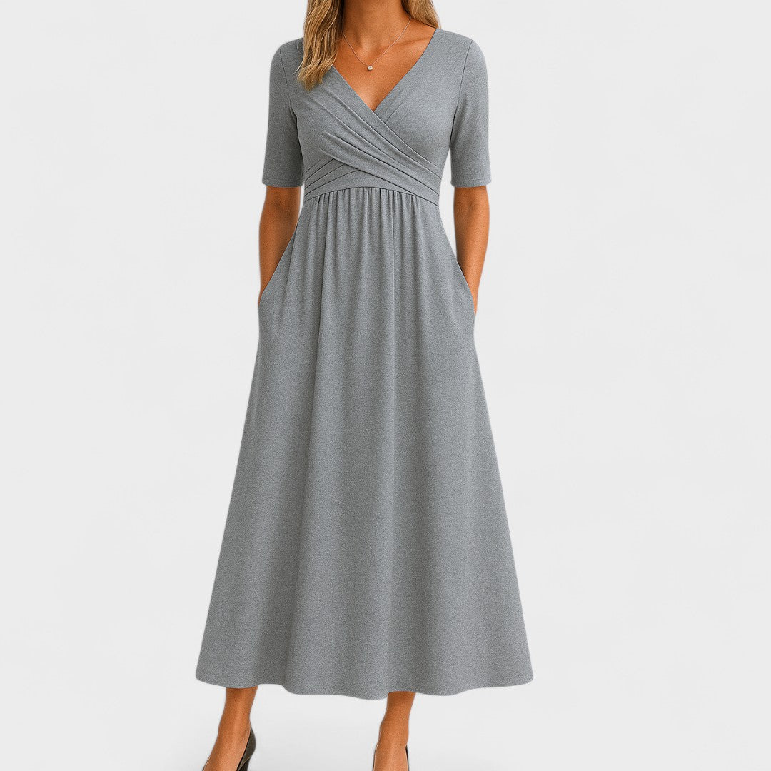 The Charlotte| Elegant Midi Dress