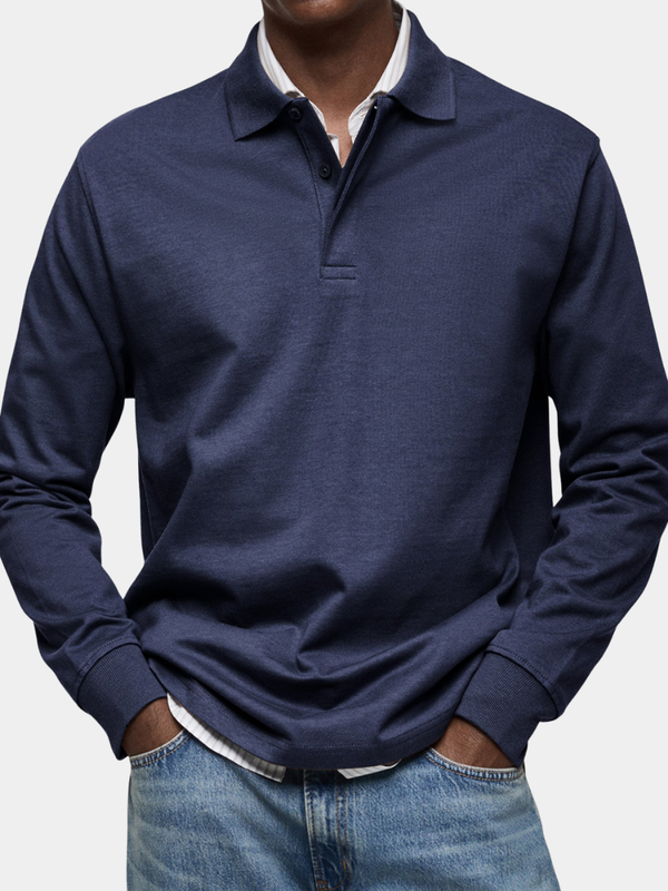 Valemont | Luxury Long-Sleeve Polo