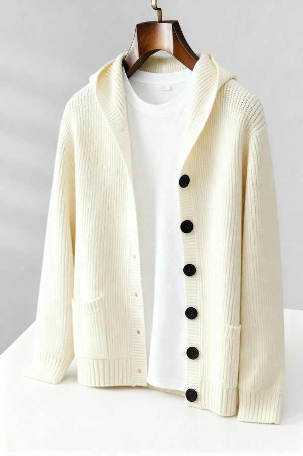 The Miles | Ribbed Button Cardigan